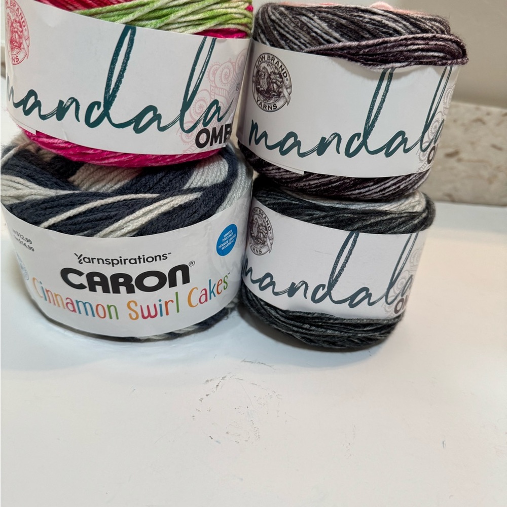 Caron and Mandala Yarn Bundle - Multicolor
